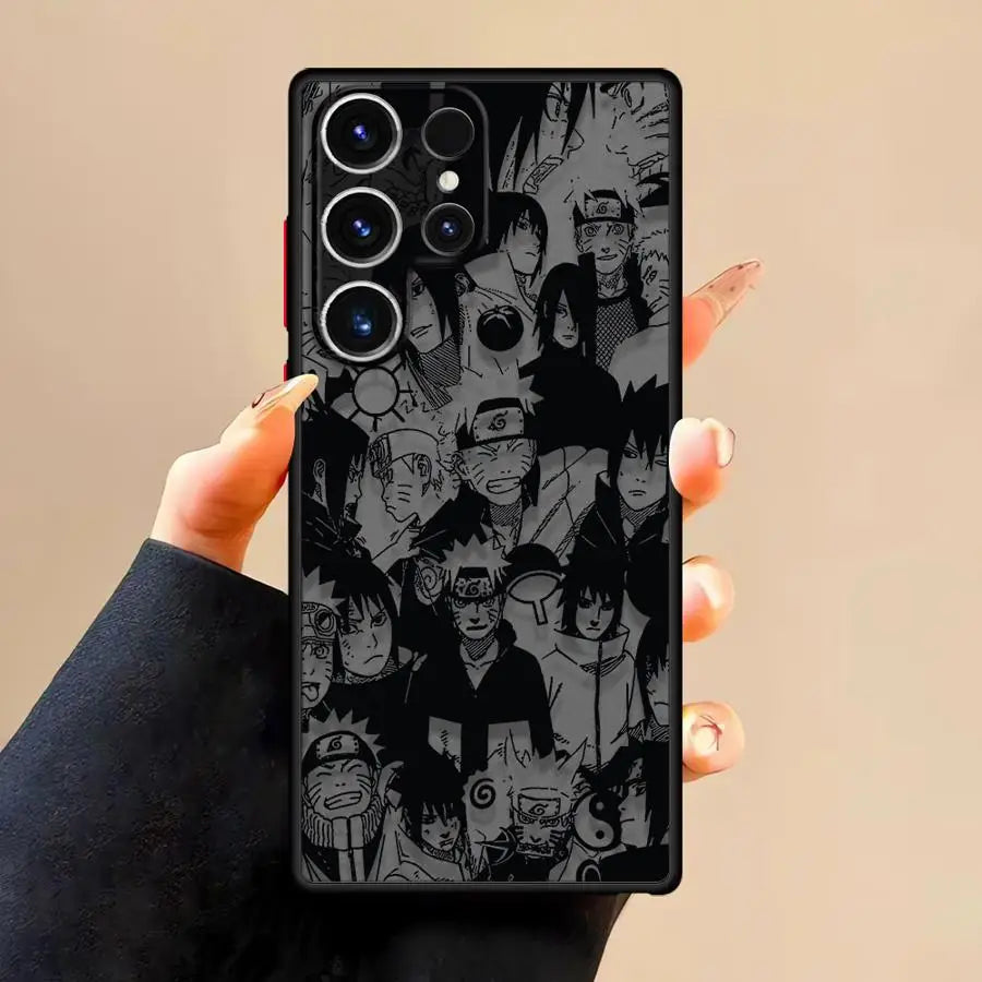 Naruto Dark Manga Case Series – Multiple Designs (Samsung S20–S25, Ultra/Plus)