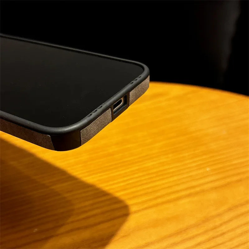 Pikachu Suede Texture Engraved Case – (iPhone 11–17, Pro/Max)