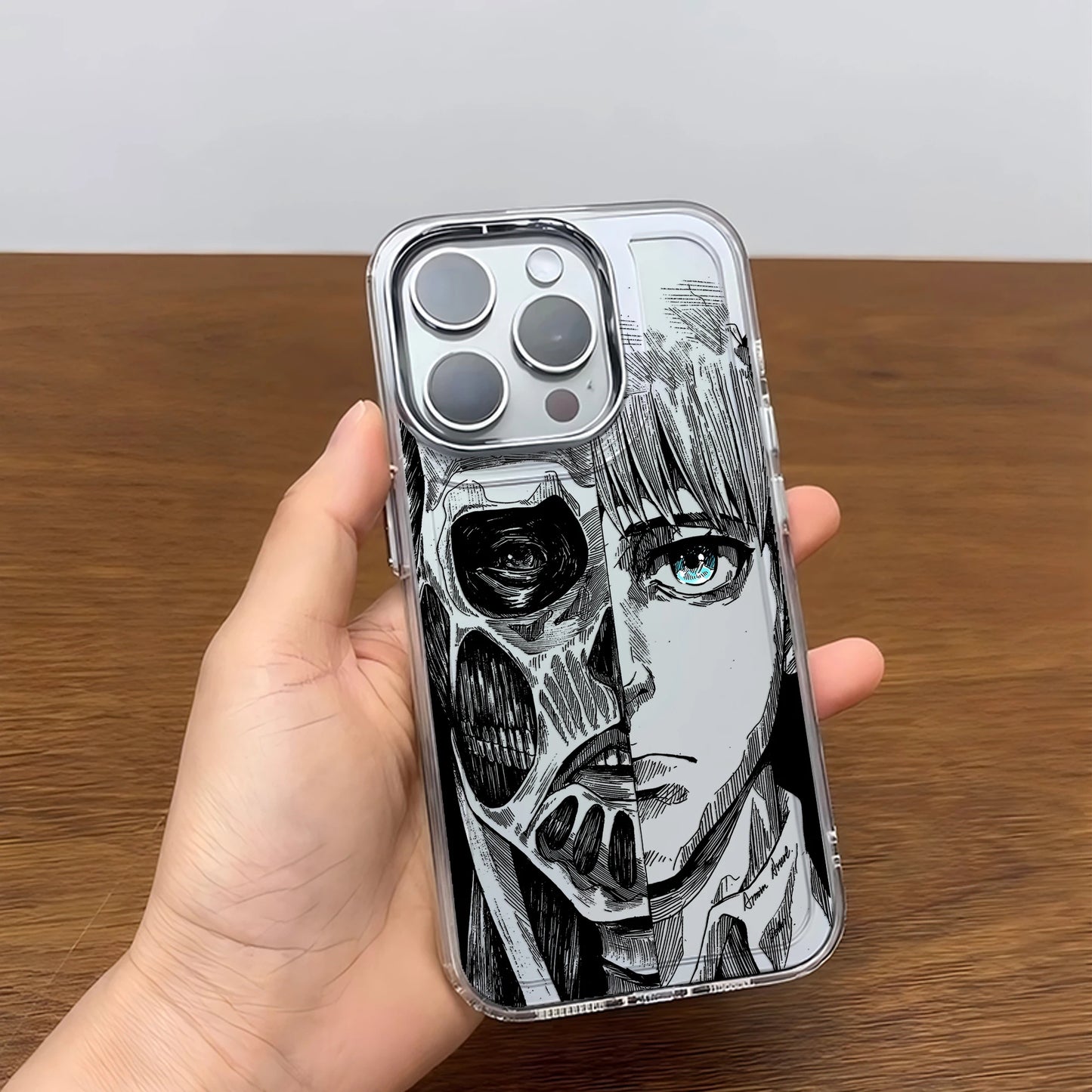AOT Dual Form Sketch Case Series -Multiple Designs (iPhone 11–17, Pro/Max)