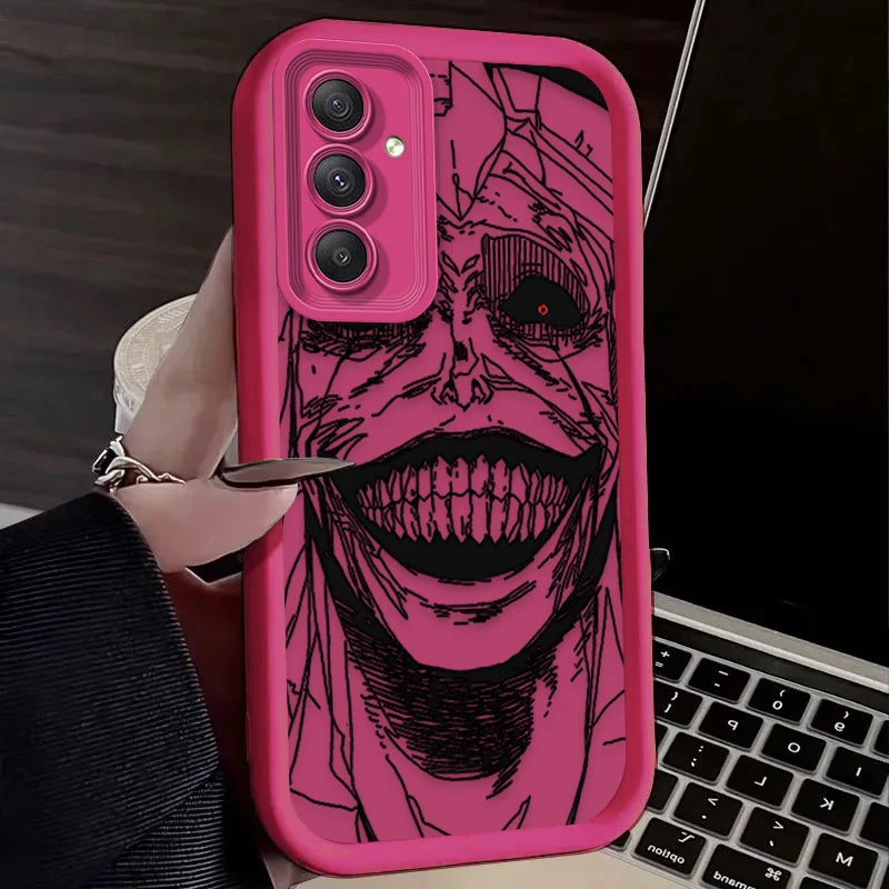 Solo Leveling Monarch Grin Case Collection – Multiple Colors (Samsung S20–S25, Ultra/Plus)