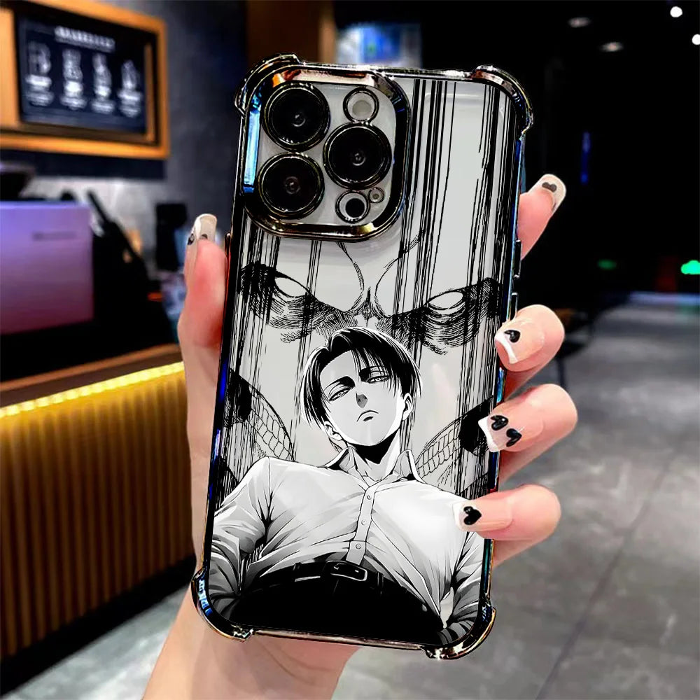AOT Levi Signature Case Series - Multiple Designs (iPhone 11–17, Pro/Max)