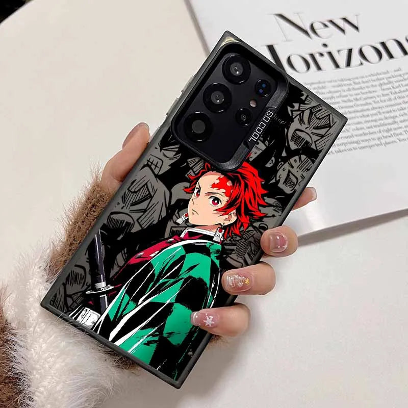 Demon Slayer Ink & Color Case Series – Multiple Designs (Samsung S20–S25, Ultra/Plus)