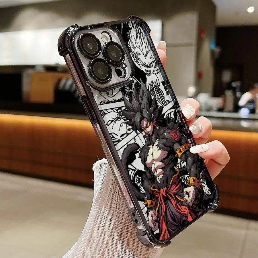 Ultra Instinct vs Dark Saiyan Case – Goku Dual Edition (iPhone 11–17, Pro/Max)