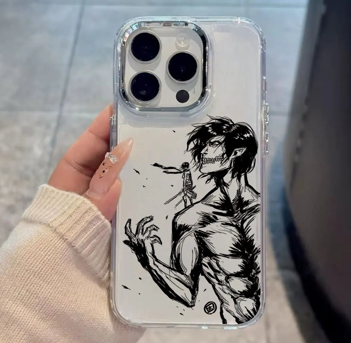 AOT Ink Strike Case Series – Multiple Designs (iPhone 11–17, Pro/Max)