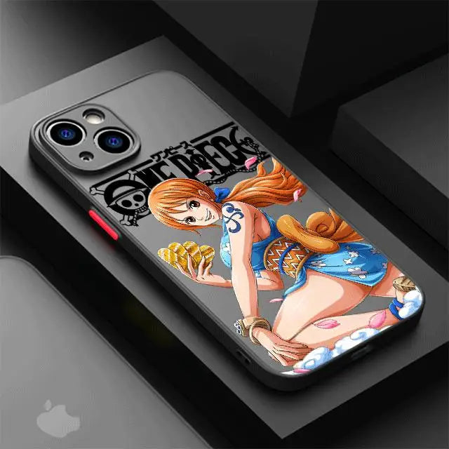One Piece Shadow Art Case Series – Multiple Designs (iPhone 11–17, Pro/Max)
