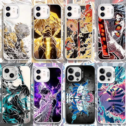 Demon Slayer Elemental Surge Case Series – Multiple Designs (iPhone 11–17, Pro/Max)