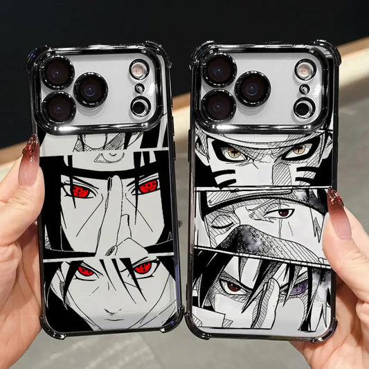 Naruto Anime Panel Case Collection – (iPhone 11–17, Pro/Max)