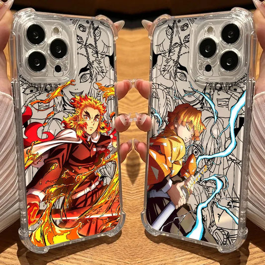 Demon Slayer Heatwave Manga Case Collection – Multiple Designs (iPhone 11–17, Pro/Max)