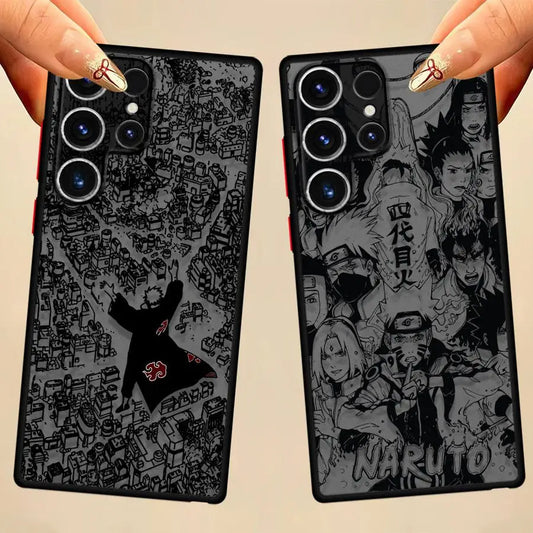 Naruto Dark Manga Case Series – Multiple Designs (Samsung S20–S25, Ultra/Plus)