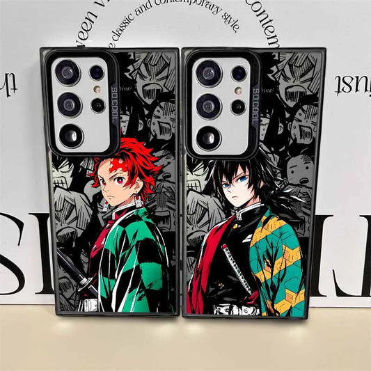 Demon Slayer Ink & Color Case Series – Multiple Designs (Samsung S20–S25, Ultra/Plus)