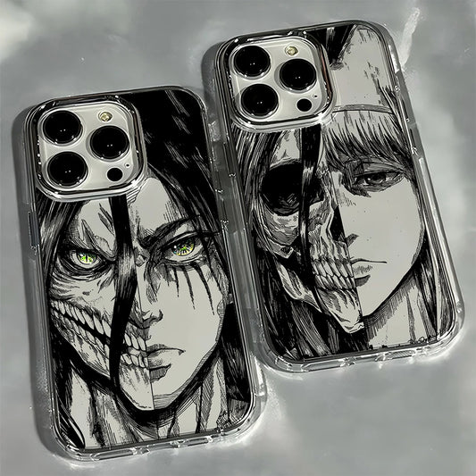 AOT Dual Form Sketch Case Series -Multiple Designs (iPhone 11–17, Pro/Max)