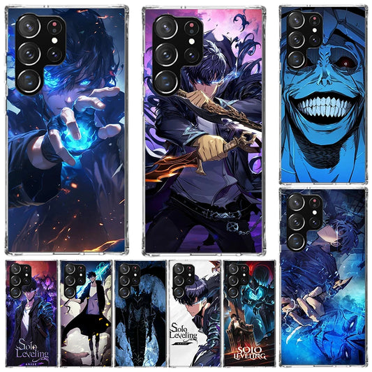 Solo Leveling Dark Energy Case Series – Multiple Designs (Samsung S20–S25, Ultra/Plus)