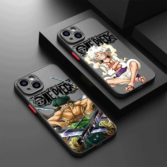 One Piece Shadow Art Case Series – Multiple Designs (iPhone 11–17, Pro/Max)
