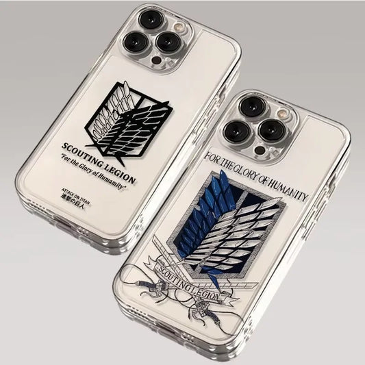 Attack on Titan Wings of Freedom Case –  (iPhone 11–17, Pro/Max)