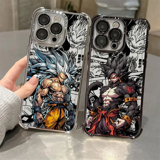 Ultra Instinct vs Dark Saiyan Case – Goku Dual Edition (iPhone 11–17, Pro/Max)